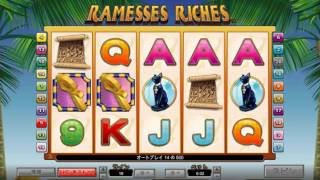 Ramesses Riches（ラムセス リッチーズ）ビデオスロットマシン　日本語オンラインカジノ厳選リンク集