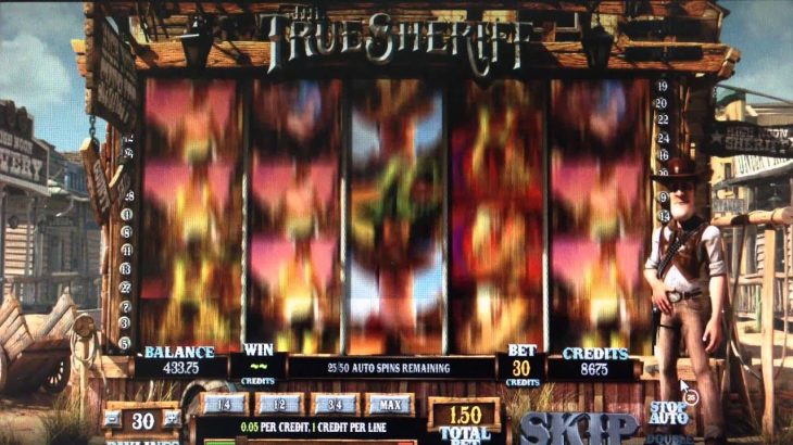 ザ トゥルー シェリフ(THE TRUE SHERIFF) 3Dスロットマシン インターカジノ 日本語オンラインカジノ厳選リンク集