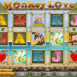 Monky Love（モンキーラブ)　ビデオスロットマシン　日本語オンラインカジノ厳選リンク集