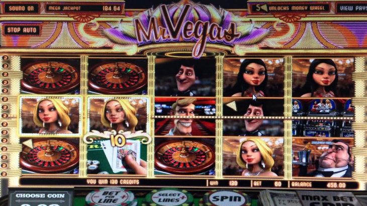 ミスターベガス(Mr.Vegas)　インターカジノ3Dビデオスロットマシン　日本語オンラインカジノ厳選リンク集